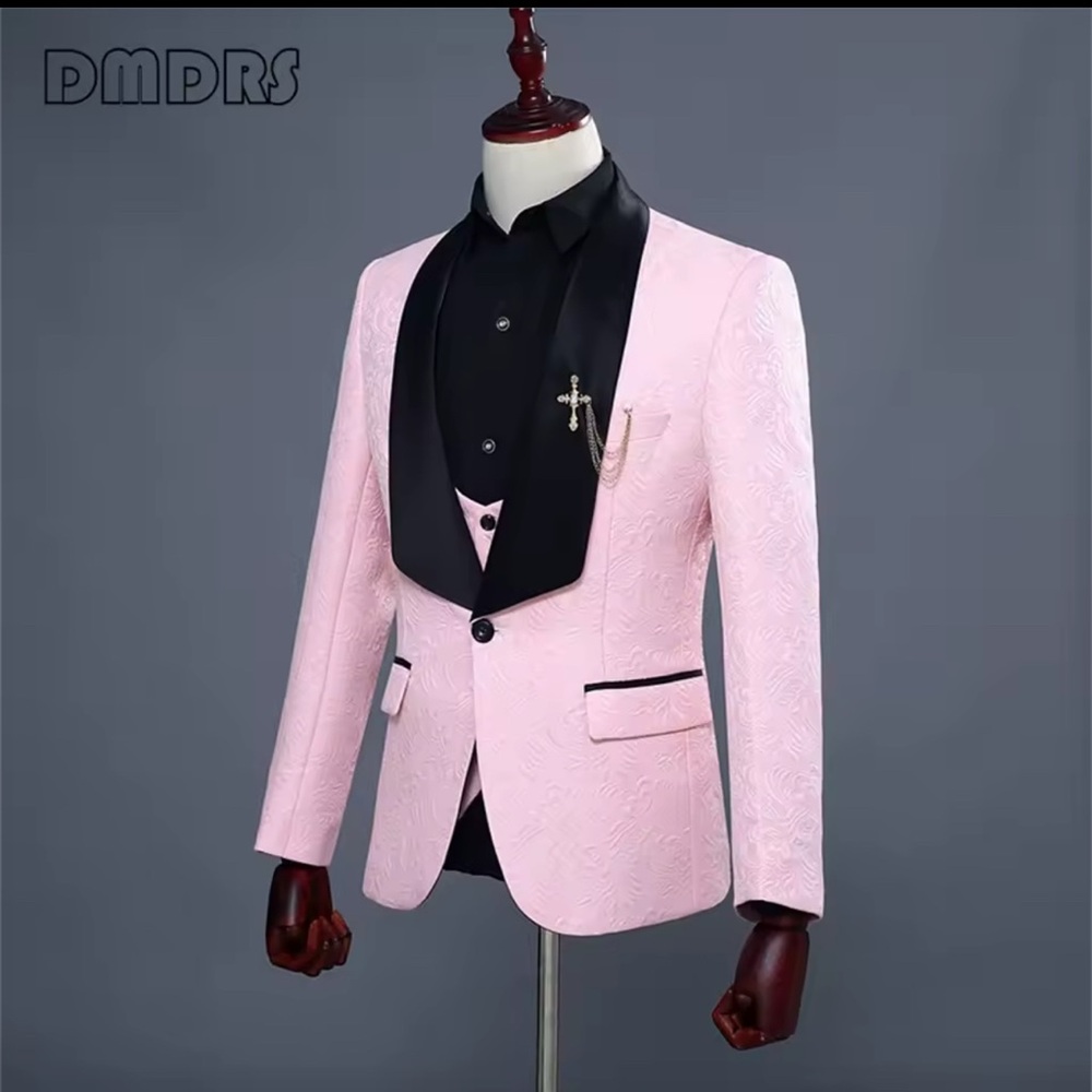 Elegant Pink Tuxedo for men